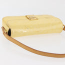 LOUIS VUITTON Monogram Vernis Malibu Street Bag Perle M91507 LV Auth BAZ639-6