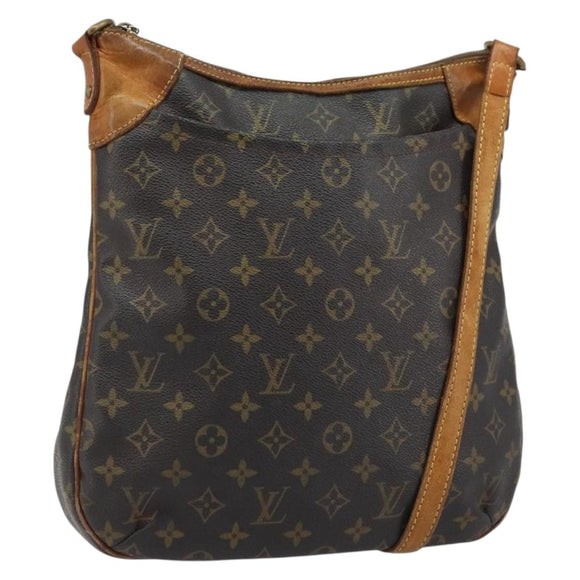 LOUIS VUITTON Monogram Odeon MM Shoulder Bag M56389 LV Auth BAZ643