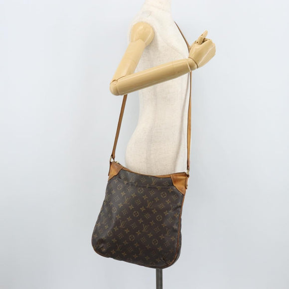 LOUIS VUITTON Monogram Odeon MM Shoulder Bag M56389 LV Auth BAZ643