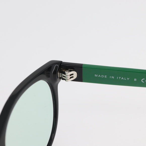 CHANEL COCO Mark Glasses plastic Green CC Auth BAZ663