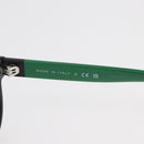 CHANEL COCO Mark Glasses plastic Green CC Auth BAZ663-11