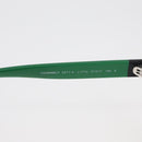 CHANEL COCO Mark Glasses plastic Green CC Auth BAZ663-14
