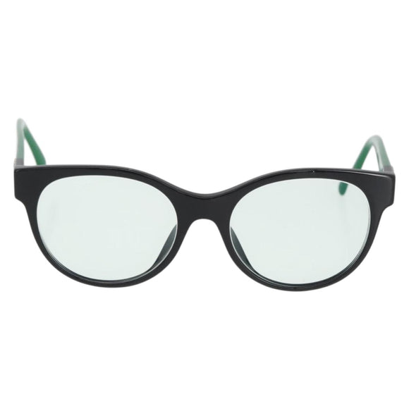 CHANEL COCO Mark Glasses plastic Green CC Auth BAZ663