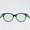 CHANEL COCO Mark Glasses plastic Green CC Auth BAZ663-2