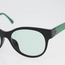 CHANEL COCO Mark Glasses plastic Green CC Auth BAZ663-4