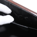 Salvatore Ferragamo Gancini Hand Bag Wood Brown Gold Auth BAZ667V-22
