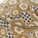 CHANEL Camelia Hand Bag Canvas Beige Gold CC Auth BAZ669V-12