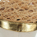 PRADA Hat Raffia S Beige 1HC225 Auth BAZ670M-7