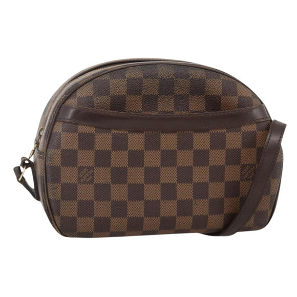 LOUIS VUITTON Damier Ebene Blois Shoulder Bag SPO N48095 LV Auth BAZ671