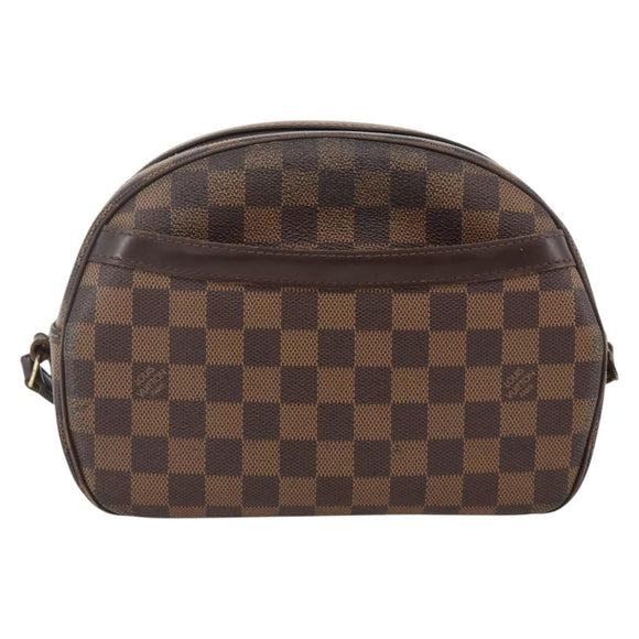 LOUIS VUITTON Damier Ebene Blois Shoulder Bag SPO N48095 LV Auth BAZ671
