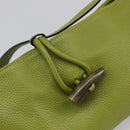 BURBERRY Shoulder Bag Leather Green Auth BAZ684A-17