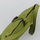 BURBERRY Shoulder Bag Leather Green Auth BAZ684A-6