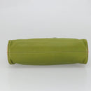 BURBERRY Shoulder Bag Leather Green Auth BAZ684A-5
