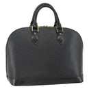 LOUIS VUITTON Epi Alma Hand Bag Noir Black M52142 LV Auth BAZ687A-1