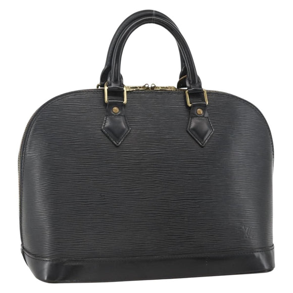 LOUIS VUITTON Epi Alma Hand Bag Noir Black M52142 LV Auth BAZ687A