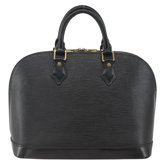 LOUIS VUITTON Epi Alma Hand Bag Noir Black M52142 LV Auth BAZ687A