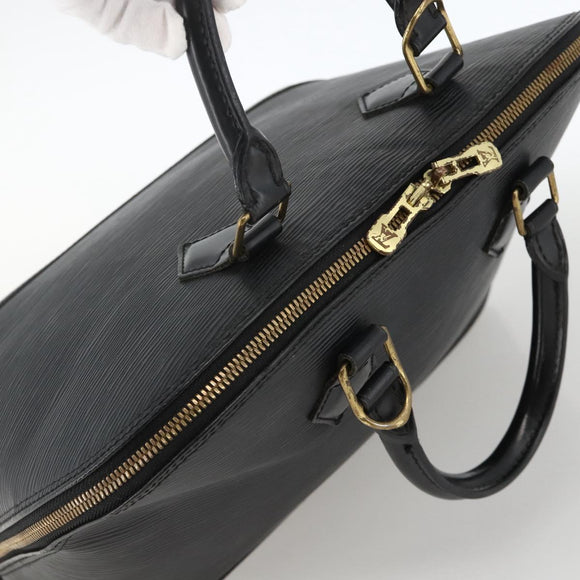 LOUIS VUITTON Epi Alma Hand Bag Noir Black M52142 LV Auth BAZ687A