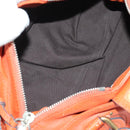 Chloe Paddington Hand Bag Leather Orange Silver gold Auth BAZ691V-11