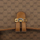 GUCCI Micro GG Supreme Shoulder Bag PVC Beige Gold 001 406 1780 Auth BAZ693-17