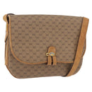 GUCCI Micro GG Supreme Shoulder Bag PVC Beige Gold 001 406 1780 Auth BAZ693-1