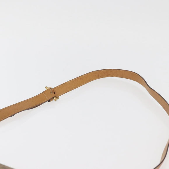 GUCCI Micro GG Supreme Shoulder Bag PVC Beige Gold 001 406 1780 Auth BAZ693