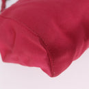 Miu Miu Accessory Pouch Satin Pink Auth BAZ697-14