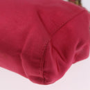 Miu Miu Accessory Pouch Satin Pink Auth BAZ697-15