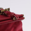 Miu Miu Accessory Pouch Satin Pink Auth BAZ697-20