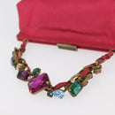 Miu Miu Accessory Pouch Satin Pink Auth BAZ697V-7