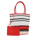 Miu Miu Hand Bag Nylon Red Auth BAZ702A-1
