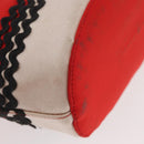 Miu Miu Hand Bag Nylon Red Auth BAZ702A-10