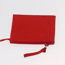Miu Miu Hand Bag Nylon Red Auth BAZ702A-18
