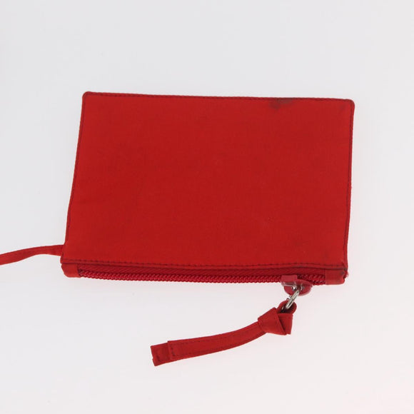 Miu Miu Hand Bag Nylon Red Auth BAZ702A