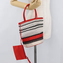 Miu Miu Hand Bag Nylon Red Auth BAZ702A-22