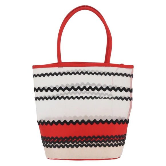 Miu Miu Hand Bag Nylon Red Auth BAZ702A