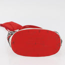 Miu Miu Hand Bag Nylon Red Auth BAZ702A-9