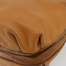 BOTTEGA VENETA Hand Bag PVC Canvas Beige Gold Auth BAZ703-12