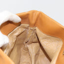 BOTTEGA VENETA Hand Bag PVC Canvas Beige Gold Auth BAZ703-18