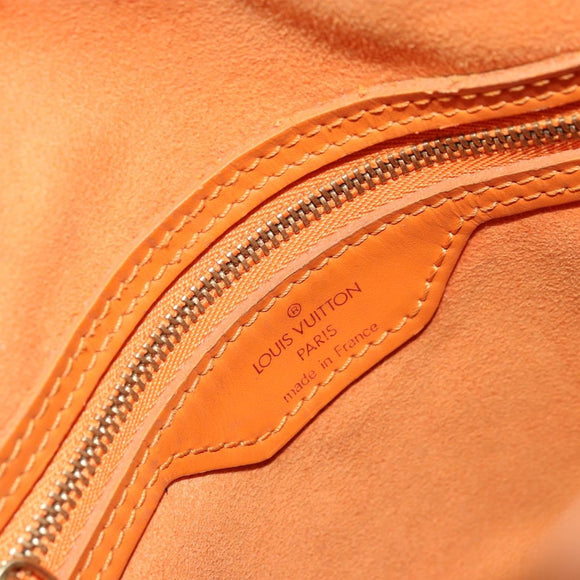LOUIS VUITTON Epi Bucket PM Shoulder Bag Orange Mandarin M5899H LV Auth BAZ712A