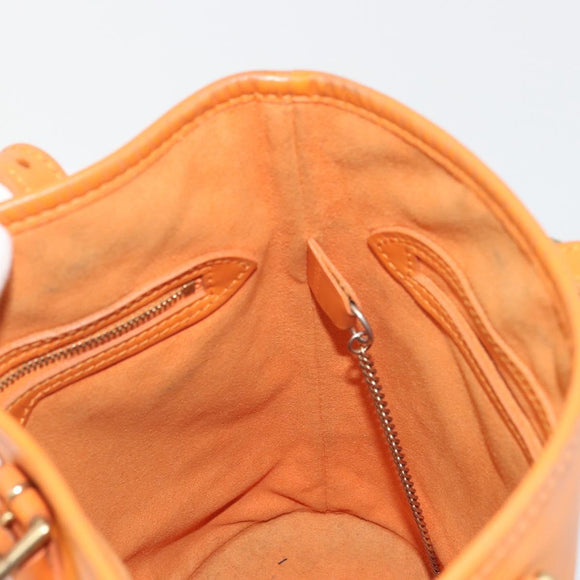 LOUIS VUITTON Epi Bucket PM Shoulder Bag Orange Mandarin M5899H LV Auth BAZ712A
