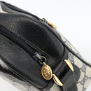 GUCCI GG Supreme Shoulder Bag PVC Navy Gold 001 113 0942 Auth BAZ713-9
