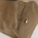 Salvatore Ferragamo Tote Bag Nylon Beige Gold Auth BAZ714A-10