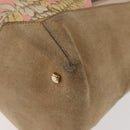 Salvatore Ferragamo Tote Bag Nylon Beige Gold Auth BAZ714A-11
