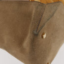 Salvatore Ferragamo Tote Bag Nylon Beige Gold Auth BAZ714A-12