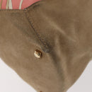 Salvatore Ferragamo Tote Bag Nylon Beige Gold Auth BAZ714A-13