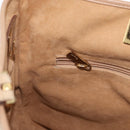 Salvatore Ferragamo Tote Bag Nylon Beige Gold Auth BAZ714A-19