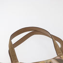 Salvatore Ferragamo Tote Bag Nylon Beige Gold Auth BAZ714A-8