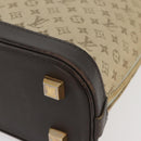 LOUIS VUITTON Monogram Mini Alma Haut Hand Bag Khaki M92203 LV Auth BAZ717-14