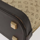 LOUIS VUITTON Monogram Mini Alma Haut Hand Bag Khaki M92203 LV Auth BAZ717-16