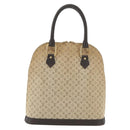 LOUIS VUITTON Monogram Mini Alma Haut Hand Bag Khaki M92203 LV Auth BAZ717-13